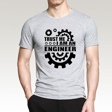 Cotton Men T-shirts trust me, I AM AN ENGINEER