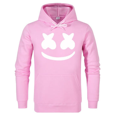 Marshmello Smiley Face Hoodies Men Hip Hop
