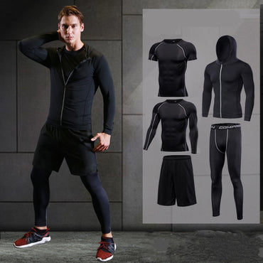Running Set Men Compression Sport