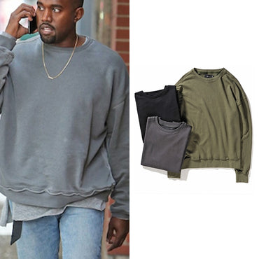 Streetwear Solid Color OVERSIZE Loose