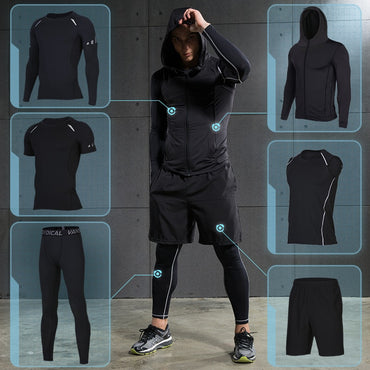 GYM Tights Sports Men's Compression Sportswear