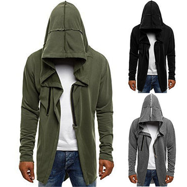 New Mens Long Sleeve Hip Hop Zipper