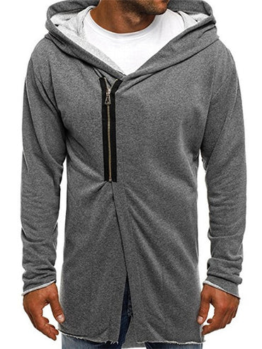 New Mens Long Sleeve Hip Hop Zipper