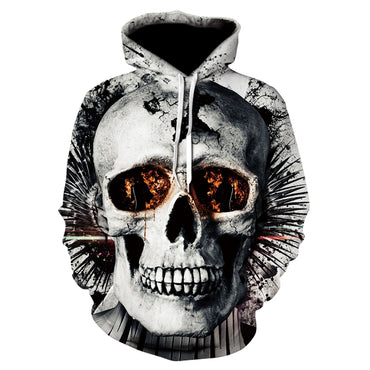 Skull headr Men Hoodies Sweatshirts