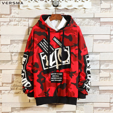 High Street Hip Hop Letter Printed Patchwork