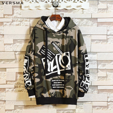 High Street Hip Hop Letter Printed Patchwork