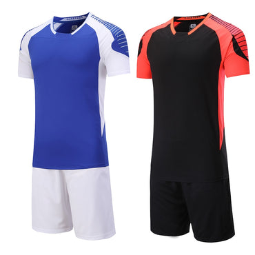 Men sport Running sets soccer kits Training