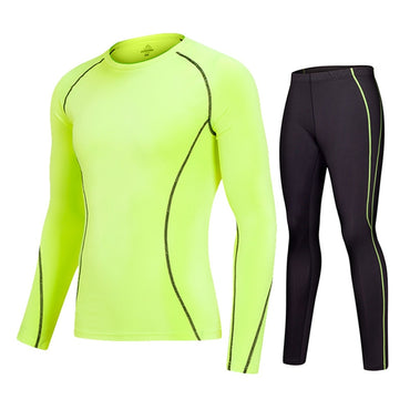 Men's thermal underwear sports running clothes