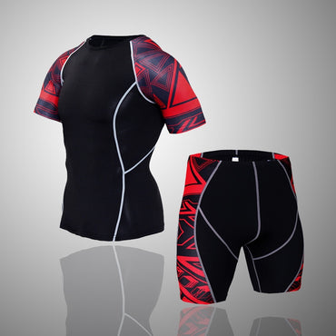 Mens Sport Running Suits Man Training Suits