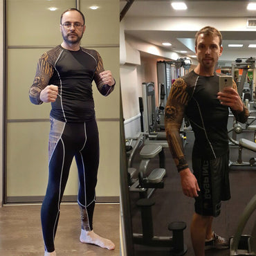 Fitness Clothes 2 Piece Tracksuit Men