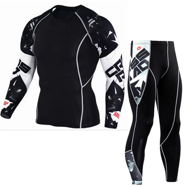 Fitness Clothes 2 Piece Tracksuit Men