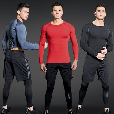 Sport Suit Men Gym Training Fitness