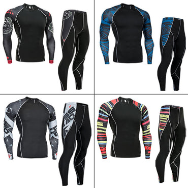Men's Running Suit Tracksuit Gym