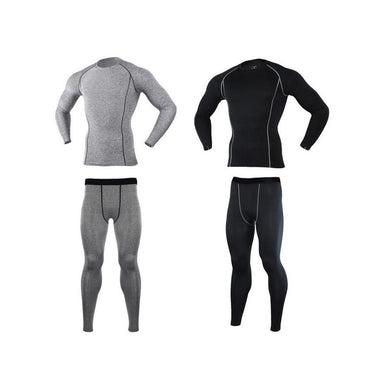 Men Training Sports Set Tight Pants