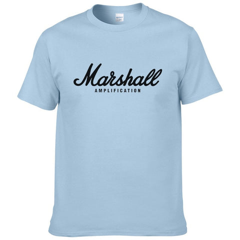 hot sale summer 100% cotton Marshall t shirt