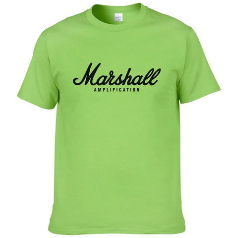 hot sale summer 100% cotton Marshall t shirt