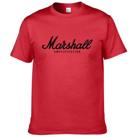 hot sale summer 100% cotton Marshall t shirt