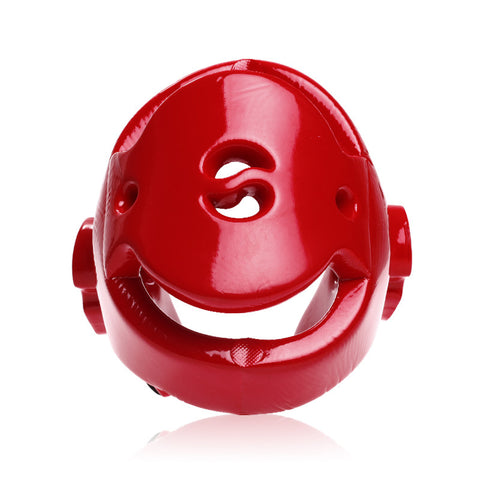 Taekwondo Helmet Red Blue Half-covered Headgear