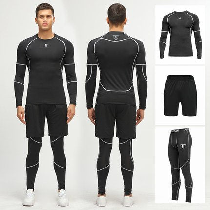 Men Sports Suit Running Set Jogging Clothing