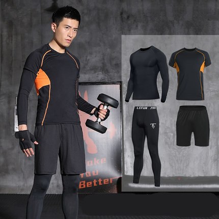 Men Sports Suit Running Set Jogging Clothing