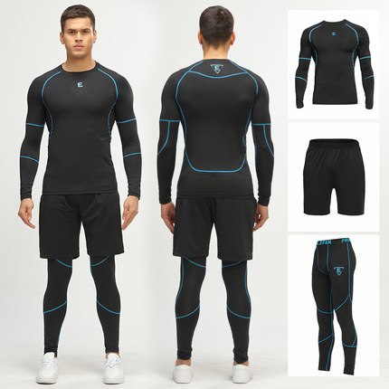 Men Sports Suit Running Set Jogging Clothing