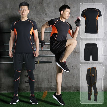 Men Sports Suit Running Set Jogging Clothing