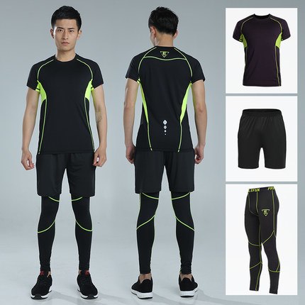 Men Sports Suit Running Set Jogging Clothing