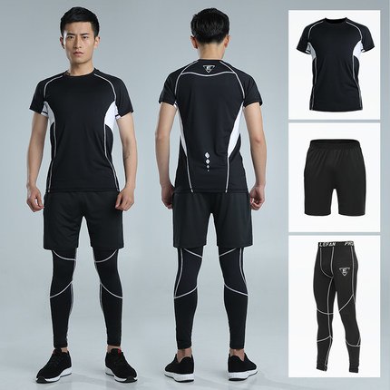 Men Sports Suit Running Set Jogging Clothing