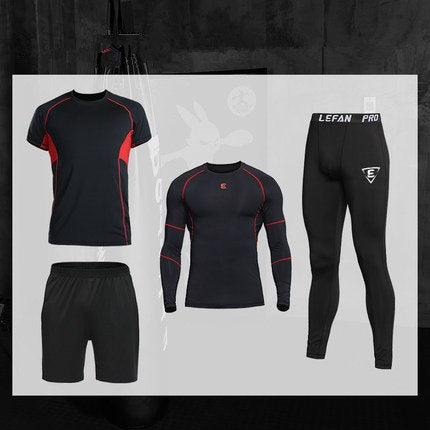 Men Sports Suit Running Set Jogging Clothing