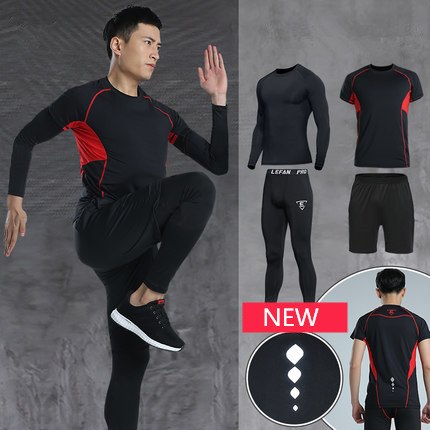 Men Sports Suit Running Set Jogging Clothing