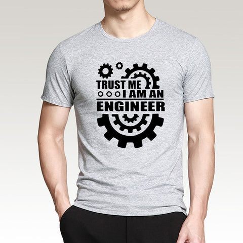 Cotton Men T-shirts trust me, I AM AN ENGINEER