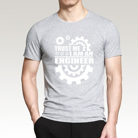Cotton Men T-shirts trust me, I AM AN ENGINEER