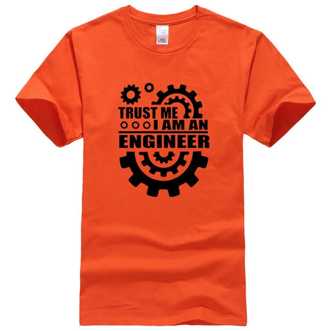 Cotton Men T-shirts trust me, I AM AN ENGINEER