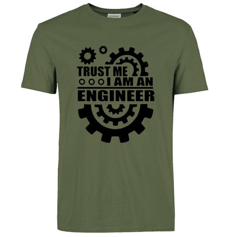 Cotton Men T-shirts trust me, I AM AN ENGINEER