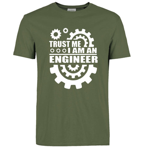 Cotton Men T-shirts trust me, I AM AN ENGINEER