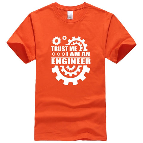 Cotton Men T-shirts trust me, I AM AN ENGINEER