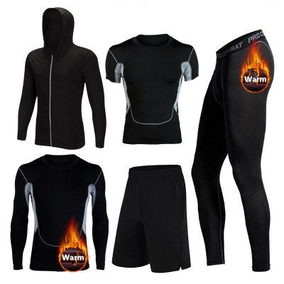 Warm Sports Running Sets Men