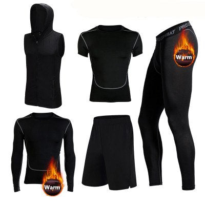 Warm Sports Running Sets Men
