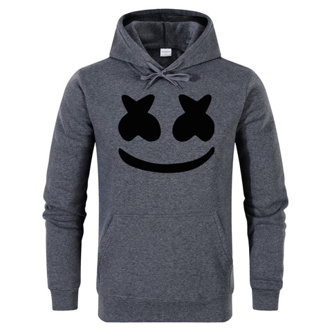 Marshmello Smiley Face Hoodies Men Hip Hop