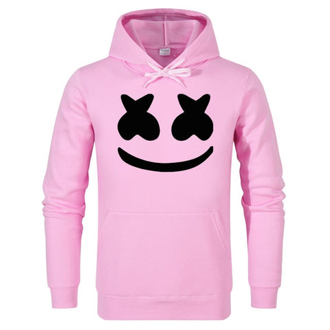 Marshmello Smiley Face Hoodies Men Hip Hop