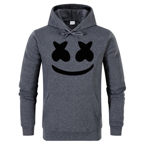 Marshmello Smiley Face Hoodies Men Hip Hop