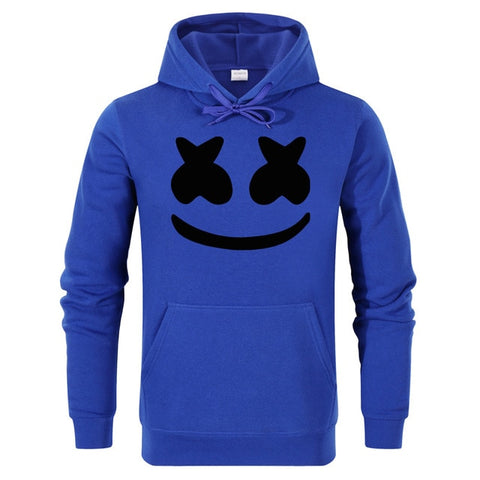 Marshmello Smiley Face Hoodies Men Hip Hop