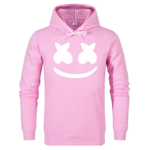 Marshmello Smiley Face Hoodies Men Hip Hop