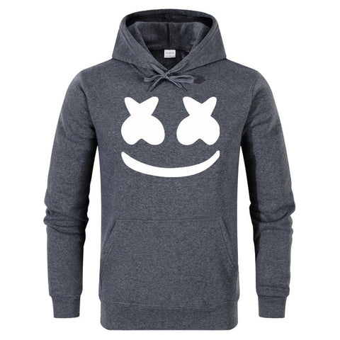 Marshmello Smiley Face Hoodies Men Hip Hop