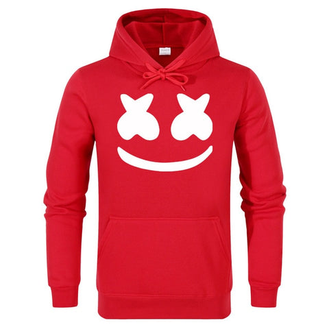 Marshmello Smiley Face Hoodies Men Hip Hop