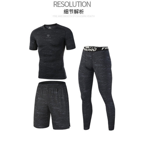 Men's Sport Suits Quick Dry Running sets