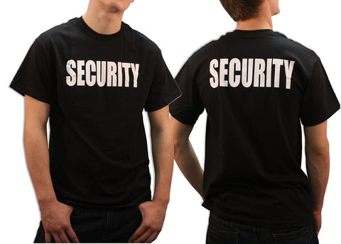fashion SECURITY Print ben t-shirt cool