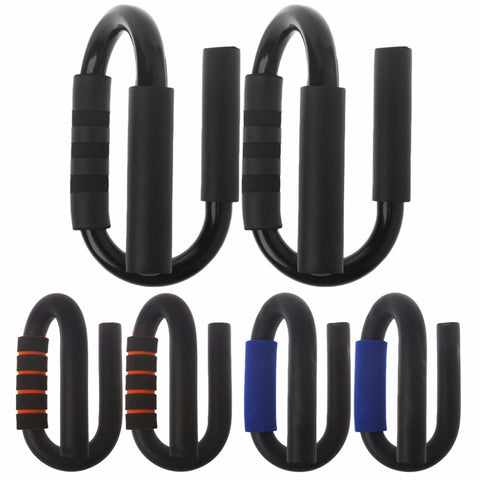 S-Shaped Push-Up Stands Chest Bar