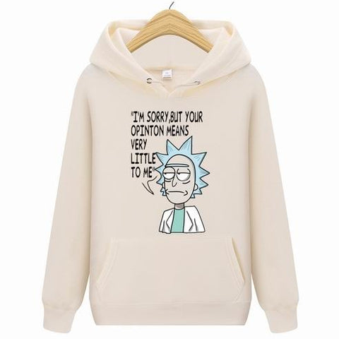 New Rick Morty Printed Hooded Hoodies