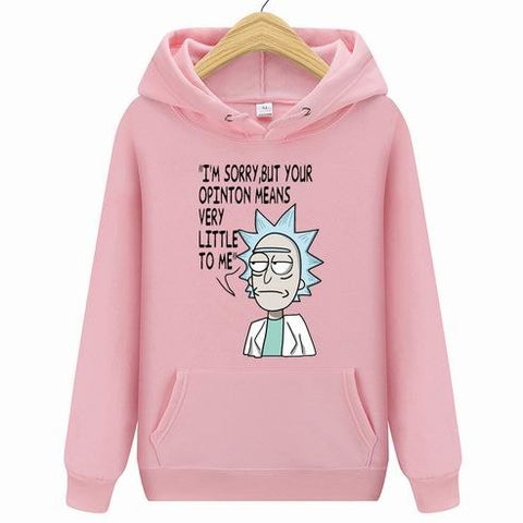 New Rick Morty Printed Hooded Hoodies